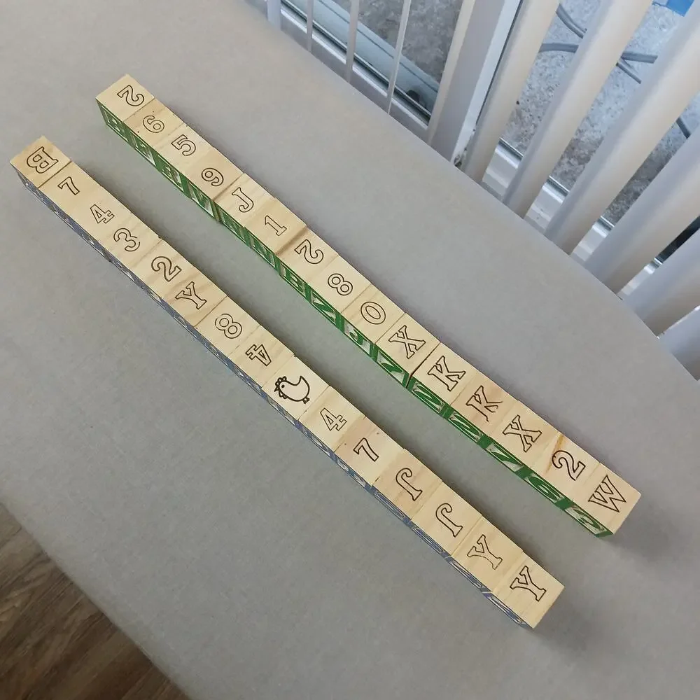 30 wooden alphabet and number blocks classic style 1